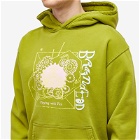 Brain Dead Men's Playing With Fire Hoodie in Olive