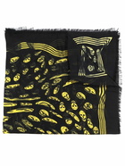 ALEXANDER MCQUEEN - Vortex Print Biker Scarf