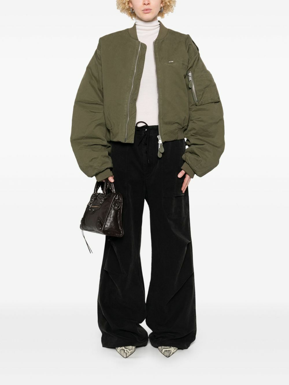 entire studios BOMBER JACKET A-4 xs 正規品 ENTIRE STUDIOS A-4 Bomber Jacket | Black | FARFETCH