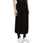 Lad Musician Black 2-Tuck Wide Cropped Trousers