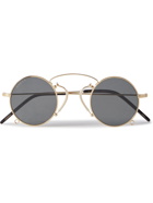 Gucci Eyewear - Round-Frame Gold-Tone Sunglasses