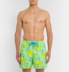 Vilebrequin - Moorea Mid-Length Printed Swim Shorts - Green