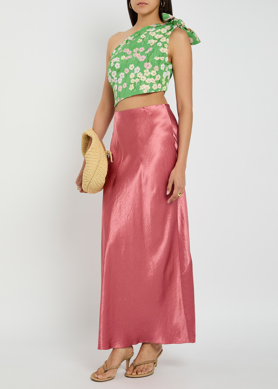 Bernadette Carlotta Floral-print Shell top Multi Print