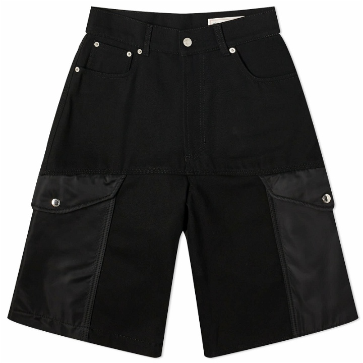 Photo: Alexander McQueen Men's Hybrid Cargo Shorts in Black