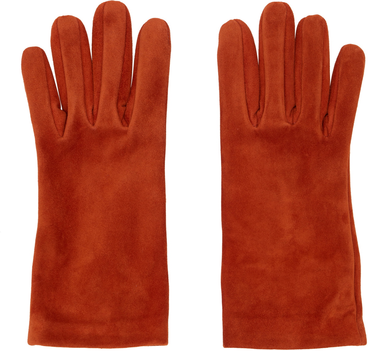 Gianvito Rossi Red Suede Gloves