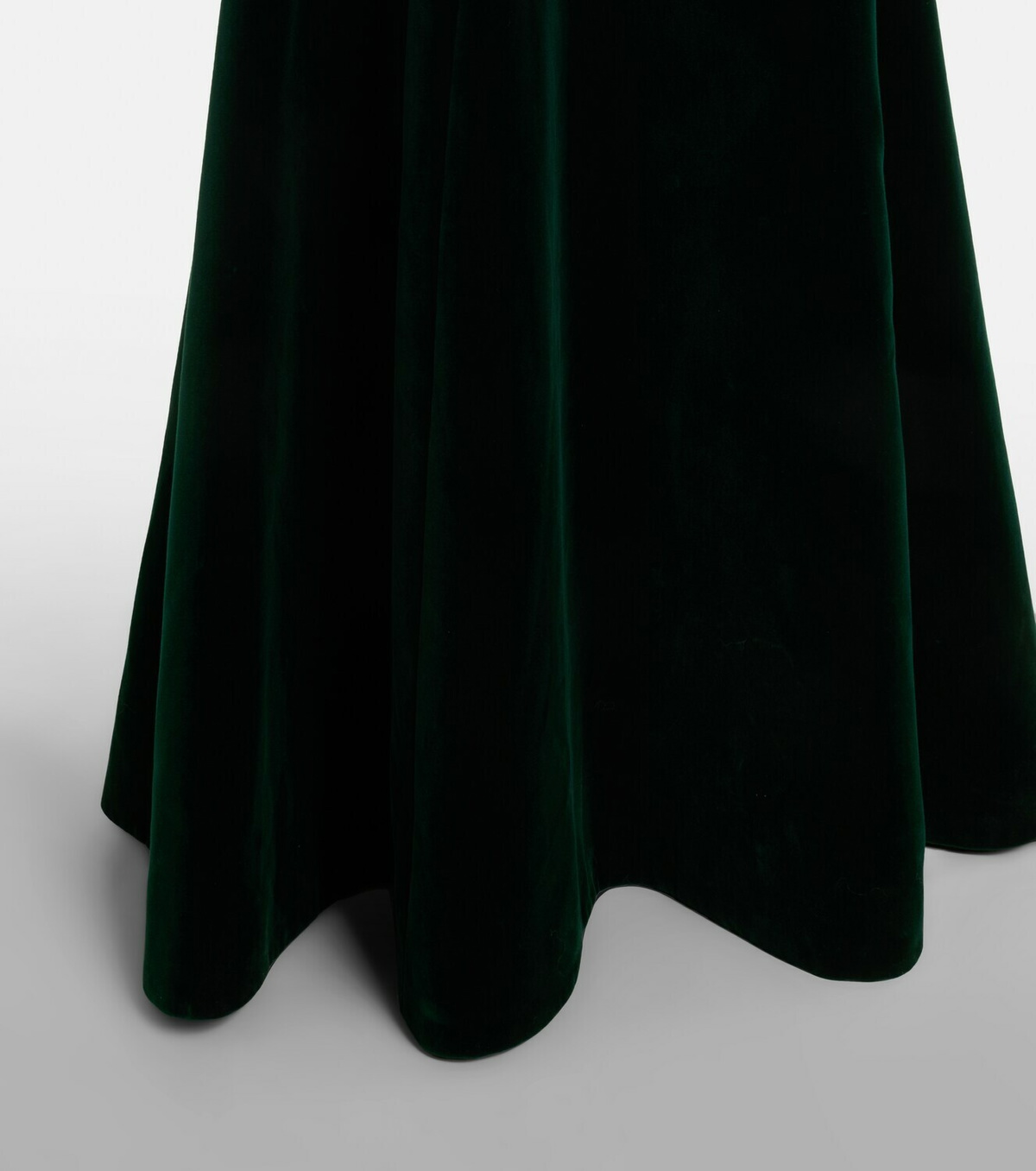 Emilia Wickstead Nodin cotton velour gown
