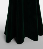 Emilia Wickstead Nodin cotton velour gown