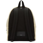 Saint Laurent Off-White Shearling City Backpack