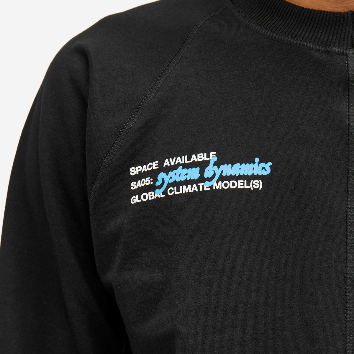 Space Available Men's System Dynamics Sweatshirt in Black