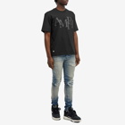 AMIRI Men's Staggered Logo T-Shirt in Black