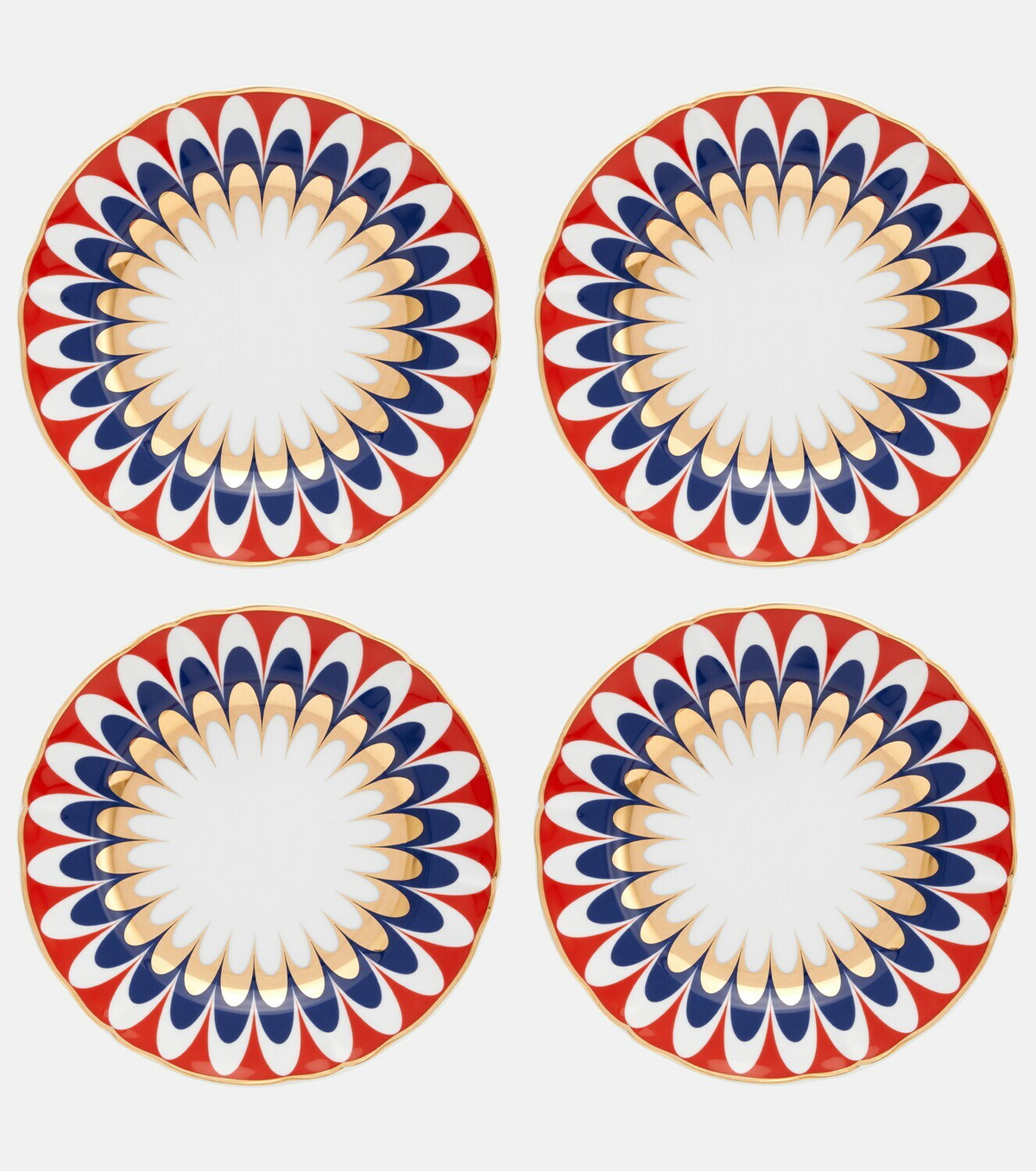 Bitossi - Flora set of 4 dessert plates