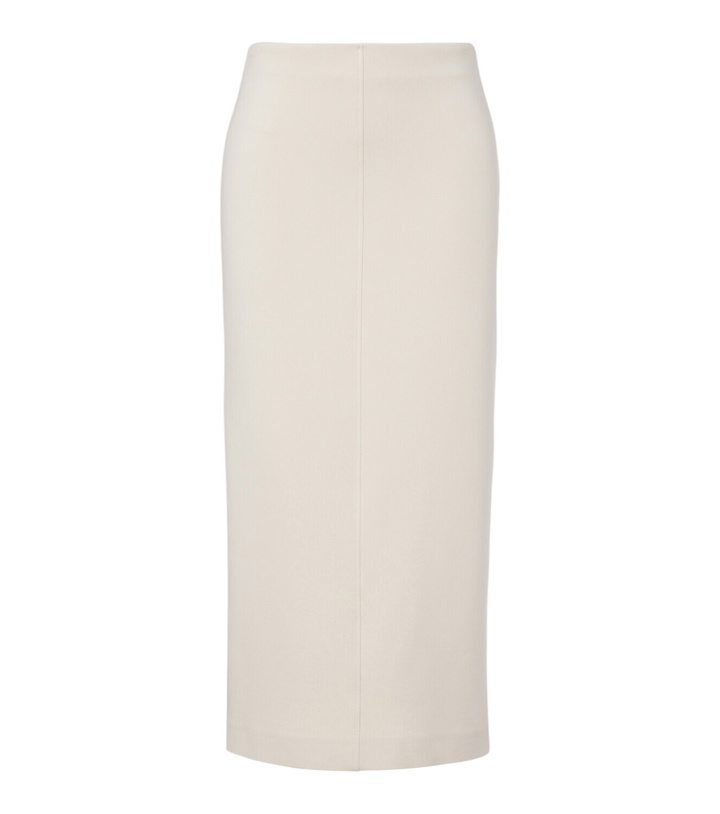 Photo: 'S Max Mara Cadmio cotton-blend jersey pencil skirt