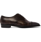 George Cleverley - Nakagawa Burnished-Leather Oxford Shoes - Brown