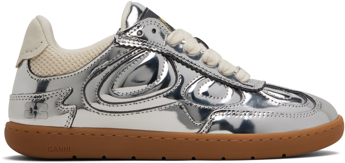 GANNI Silver 08 Specchio Sneakers