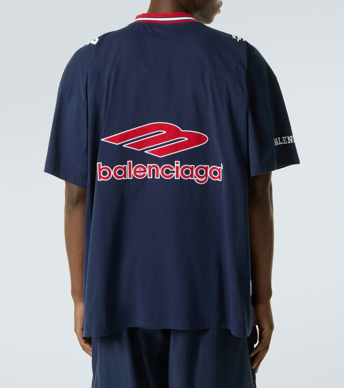 Balenciaga Logo oversized cotton jersey T-shirt