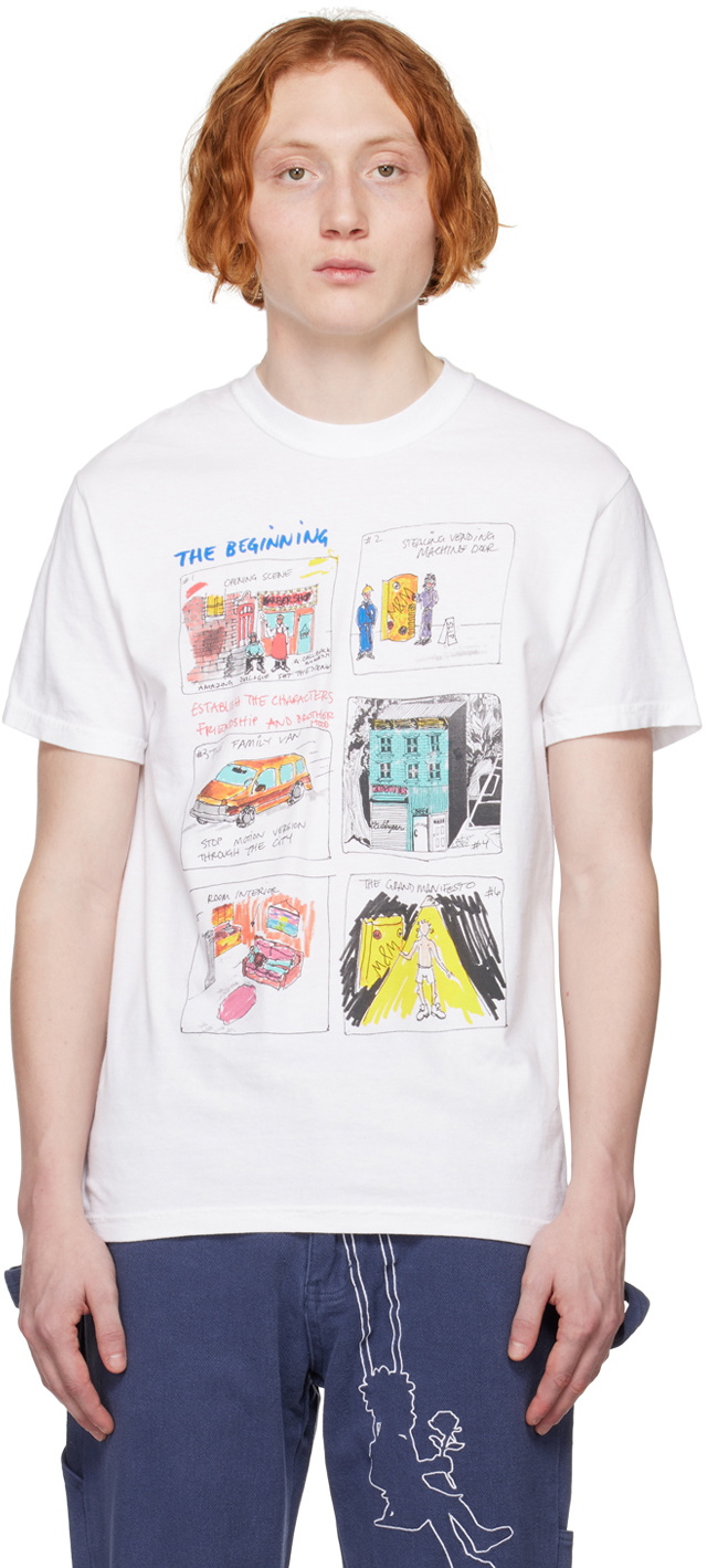 KidSuper White Screenplay T-Shirt KidSuper