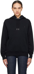 AMI Paris Black Ami de Cœur Hoodie