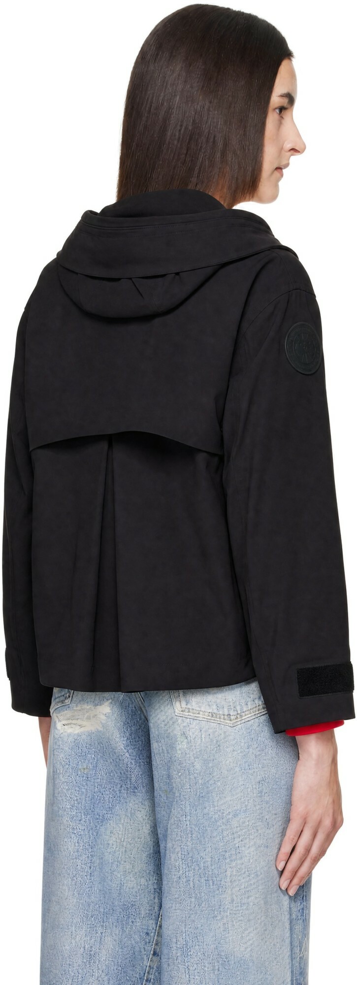 Canada Goose Black 'Black Disc' Tofino Rain Jacket