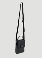 Acne Studios - Face Plaque Mini Crossbody Bag in Black