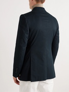 TOM FORD - O'Connor Slim-Fit Unstructured Cotton-Blend Blazer - Blue