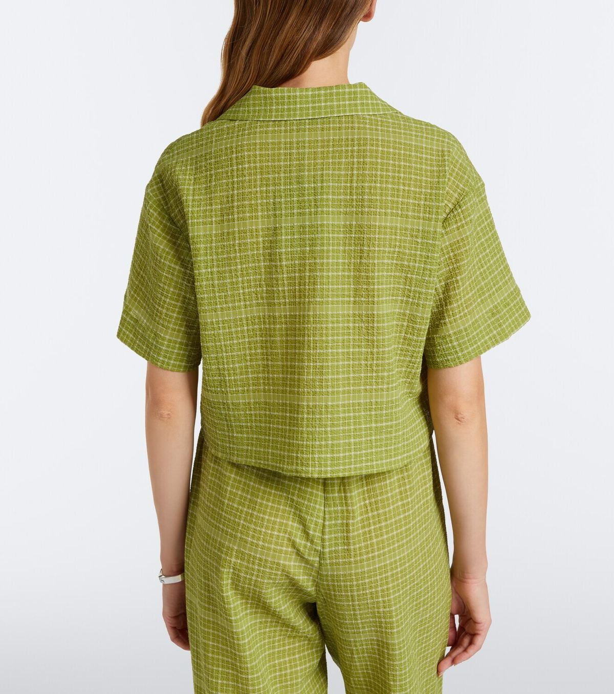 Asceno Lincoln checked cotton bowling shirt