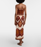Johanna Ortiz Printed cotton wrap dress
