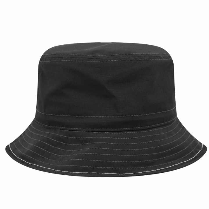 Photo: And Wander Men's PE/CO Bucket Hat in Black