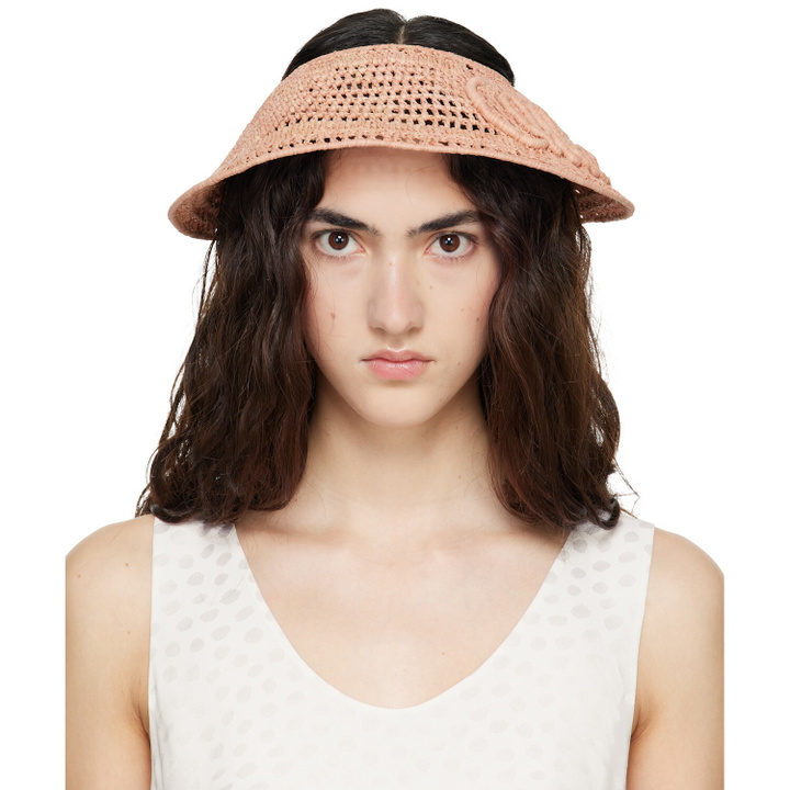 Photo: Chloé Beige 'The Chloé Raffia' Visor