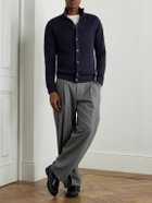 Incotex - Zanone Linen and Cotton-Blend Cardigan - Blue