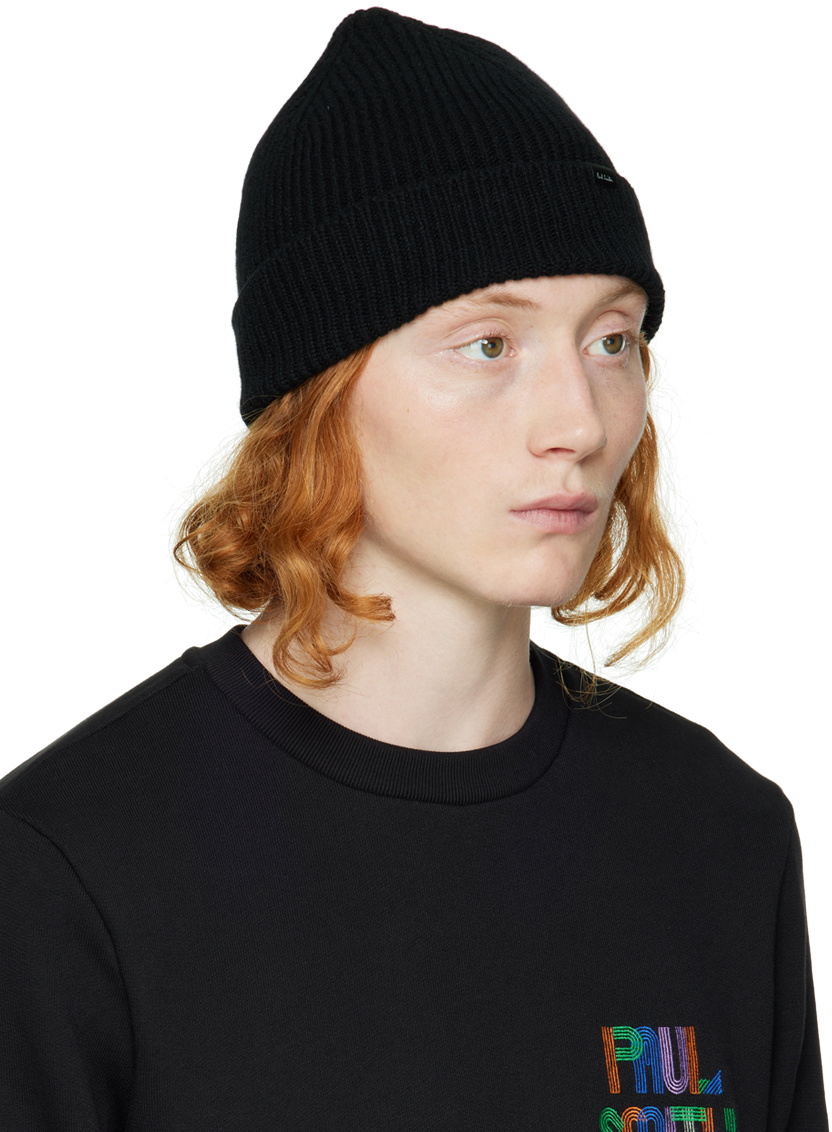 Paul Smith Black Cashmere Beanie