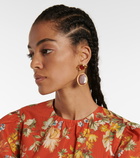 Erdem - Embellished drop earrings