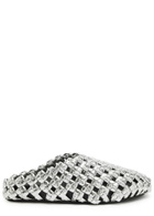 A.W.A.K.E Mode Mismatched Metallic Leather Mules Gold
