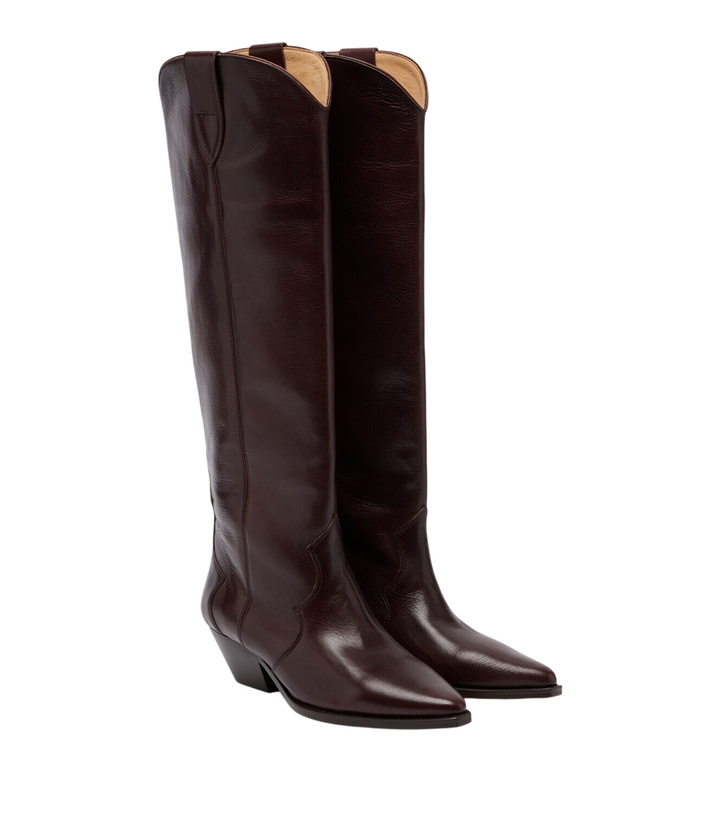 Photo: Isabel Marant Denvee leather cowboy boots