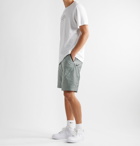 Nike - Sportswear Tech Pack Webbing-Trimmed Crinkled-Nylon Shorts - Gray