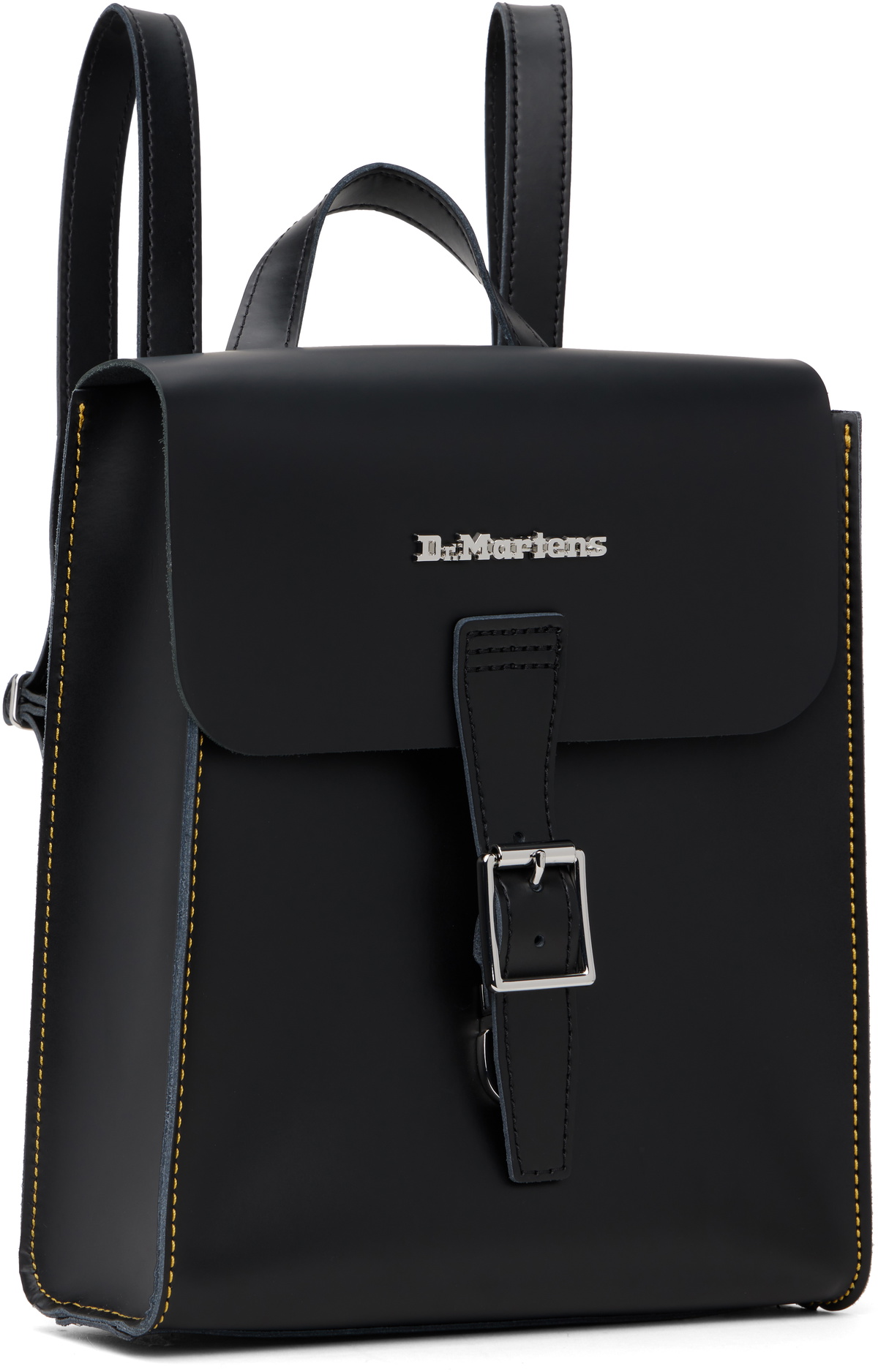 Dr. Martens Black Leather Mini Backpack