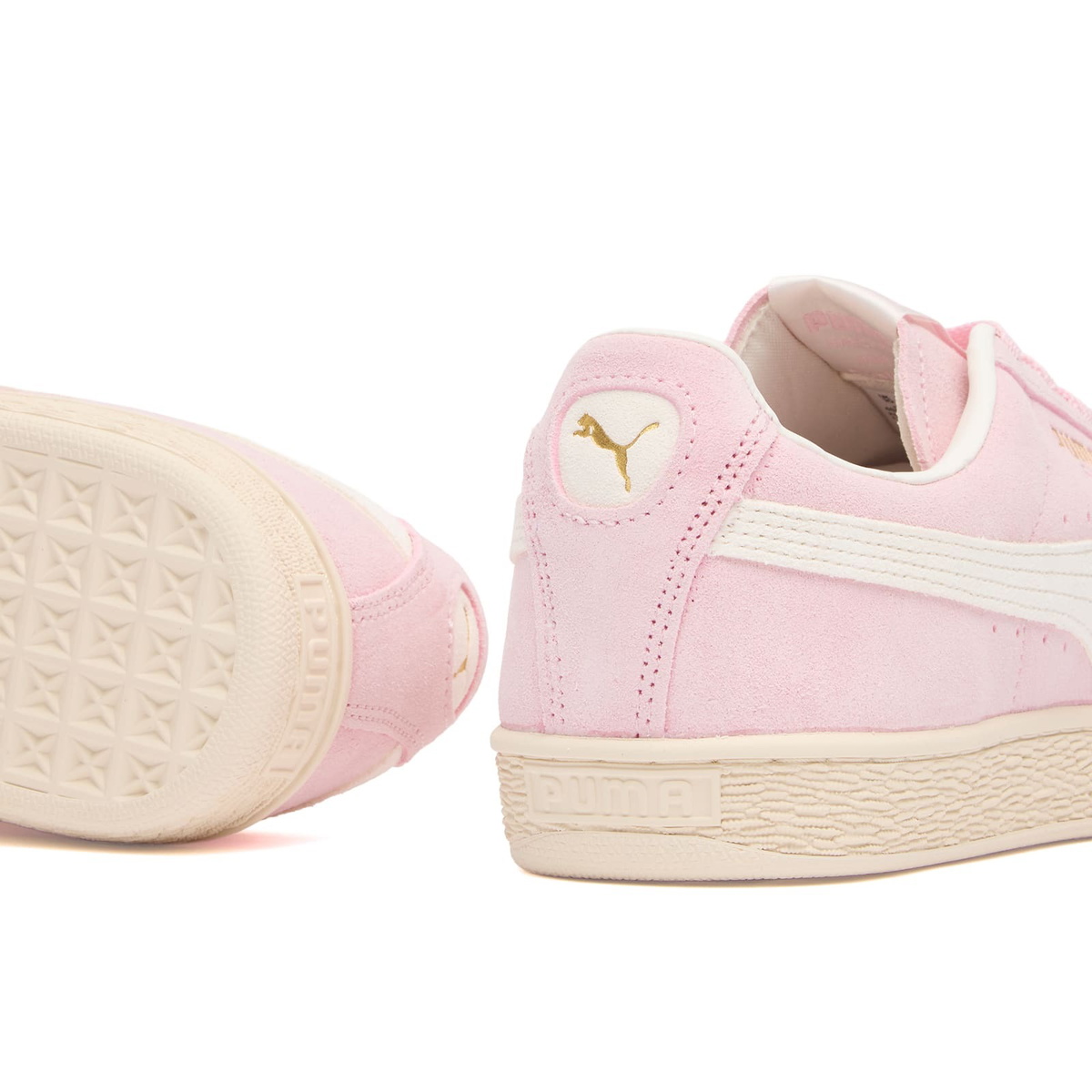 Puma Men's Suede Charles F. Stead Sneaker in Rosy Outlook/Frosted Ivory
