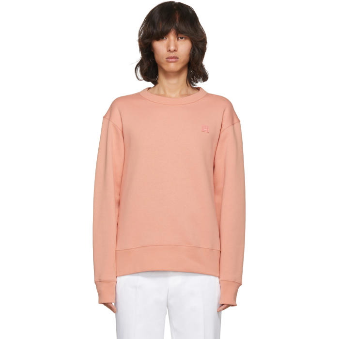 Photo: Acne Studios Pink Fairview Face Sweatshirt 