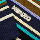 Kenzo Striped Logo Knit Jumper