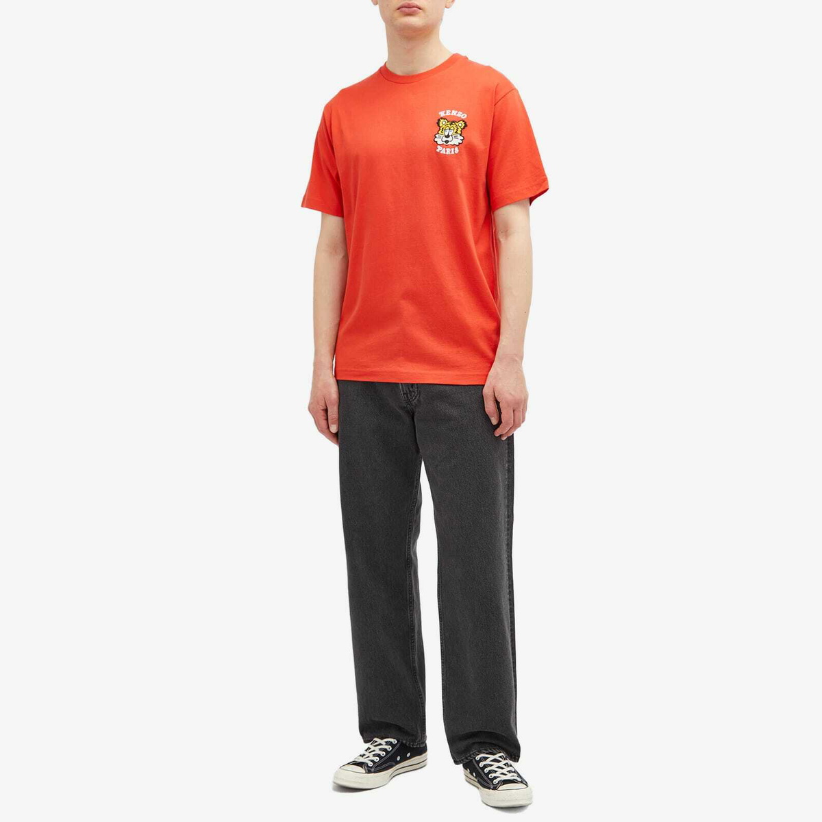 送料関税込_Kenzo Gots Verdy Embroidered Classic T-Shirt Kenzo Men's Gots Verdy Collection Embroidered Classic T