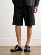 Valentino Garavani - Buckled Glossed-Leather Clogs - Black