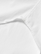 Alexander McQueen - Brad Pitt Button-Down Collar Cotton-Blend Poplin Shirt - White