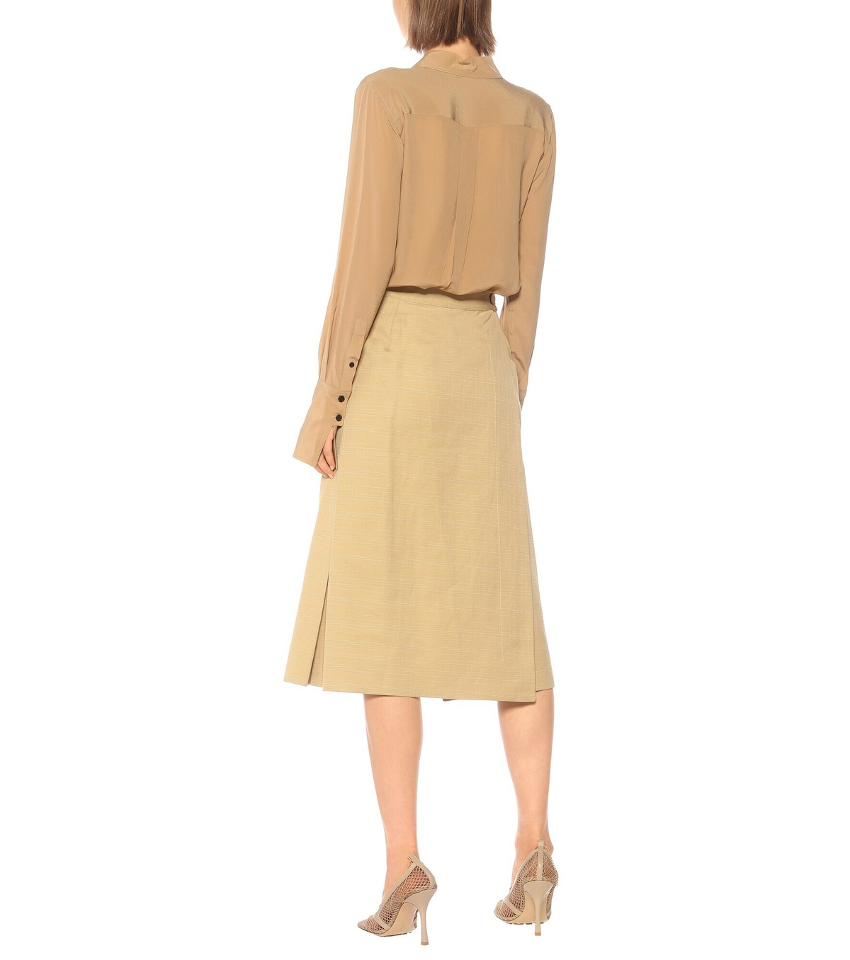 スカート Victoria Beckham CORSET DETAIL SKIRT VICTORIA BECKHAM Corset detail midi skirt - Enny Monaco