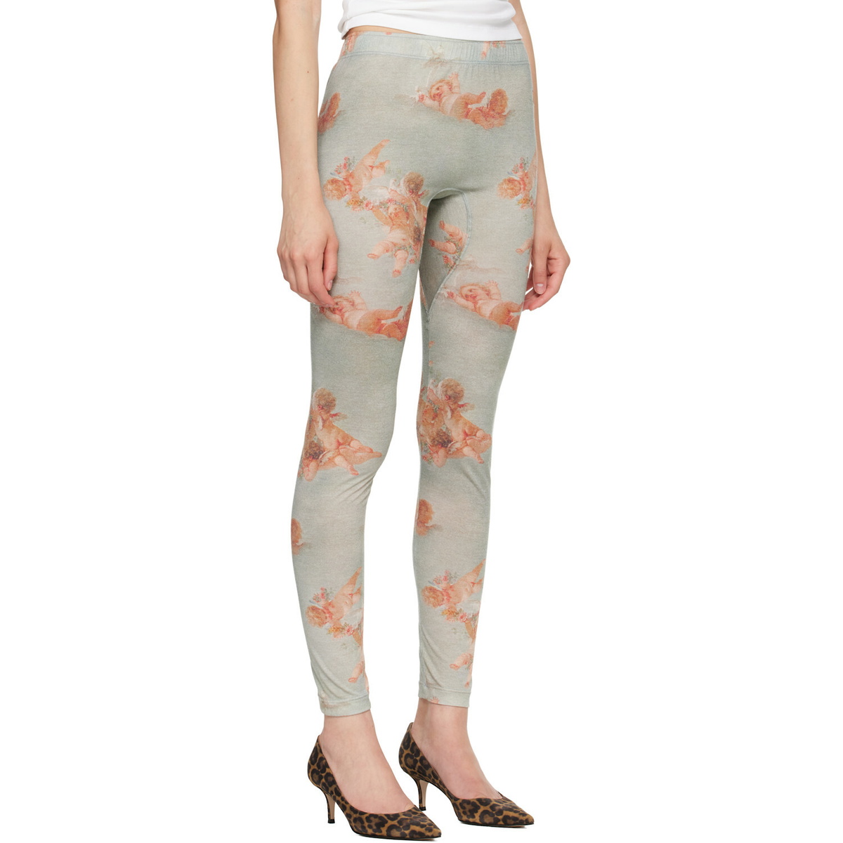 Vivienne Westwood Green Jersey Leggings