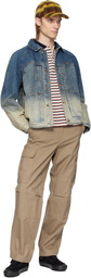 Dime Blue Faded Denim Jacket