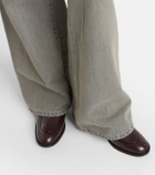 Max Mara Mirto leather Chelsea boots