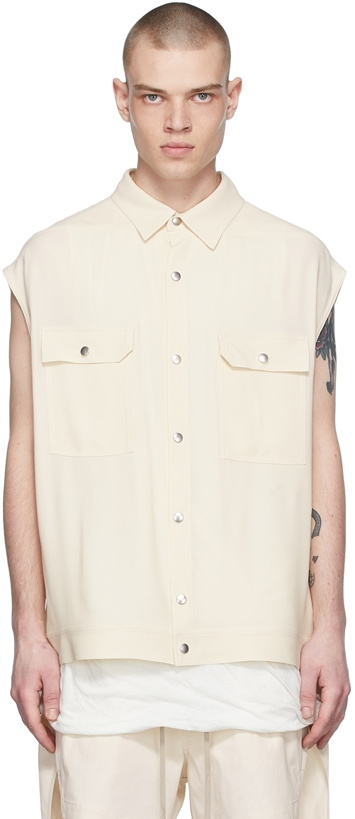 Photo: Rick Owens Off-White Viscose Shirt