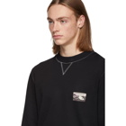 LHomme Rouge Black Patch Sweatshirt
