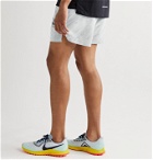 Nike Running - Flex Stride Logo-Print Ripstop-Panelled Dri-FIT Shorts - Gray