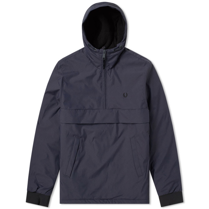 Photo: Fred Perry Half Zip Hooded Brentham Jacket Graphite