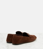 Gucci Jordaan Horsebit suede loafers